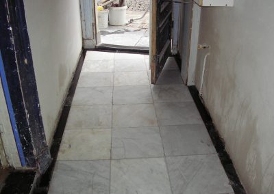 Authentieke Bianco Carrara vloer